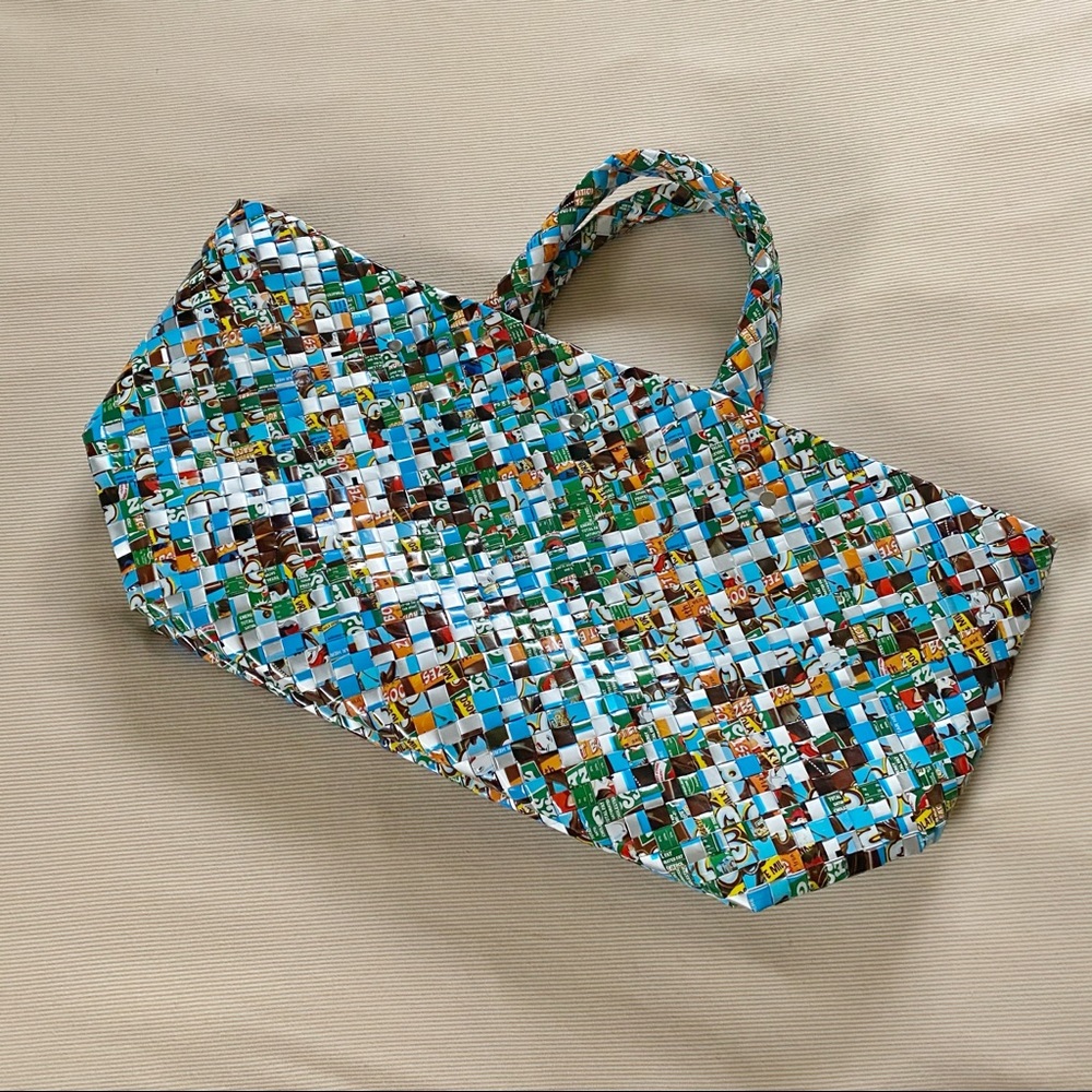 Candy Wrapper Tote Bag w/ Handles